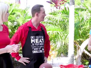 Вместо барбекю пожарим жён друг друга