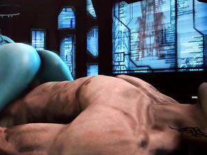 Темная эльфийка Сория смачно ебется с подкачанным самцом