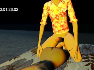 Чувак манекен жарит развратную самку