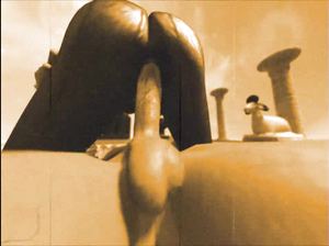 Египетская царица трахается с молодым возбужденным гостем