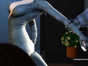 Женщина-кошка не смогла украсть бриллаинт, но напоролась на хрен