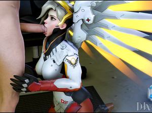 Глубокий минет от сексапильной Мерси