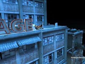 Человек паук встретил женщину паука и выебал ее на крыше высотки