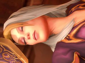 Здоровый черный орк жестко трахает сексуальную эльфийку с большими сиськами