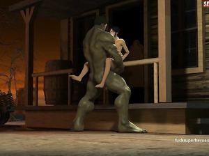 Халк вылизал Бетти киску и трахнул ее