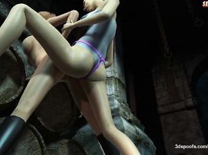 Мультик с горячим лесбийским сексом