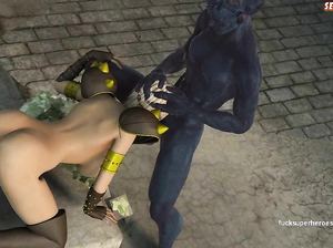 Сексапильная блонда спасла мужика и перепихнулась с ним