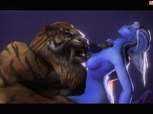 Трахнул на арене напоказ девку с рогами