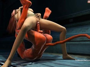 Страстный секс очаровательной красотки