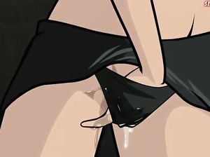 Пылкая брюнетка попала за решетку и решила потрахаться с сокамерником