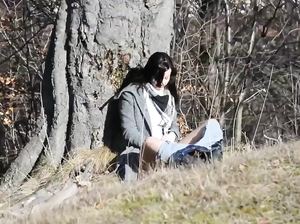 Парень трахнул немку на природе и снял все на камеру