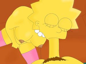 Сосед священник соблазняет маленькую Лизу Симпсон и ебет в попку