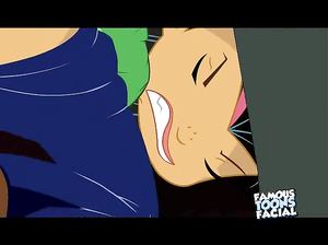 Порно мульт: мужик трахает красивую малышку Джунипер Ли в тугую попку