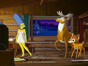 Гомер Симпсон смачно шпилит свою сексуальную жену