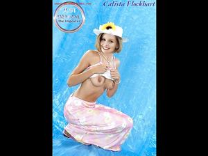 Полностью голая Калиста Флокхарт