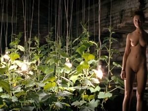 Русская парочка занимается сексом в парнике