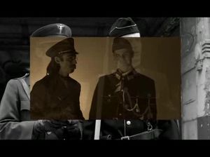 Фашисты издеваются на улице над евреями