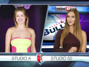 Голые ведущие новостей рассказывают о мировой опасности коронавируса