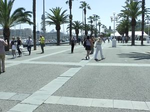 Брюнетка ходит голая на улице и возбуждает парней